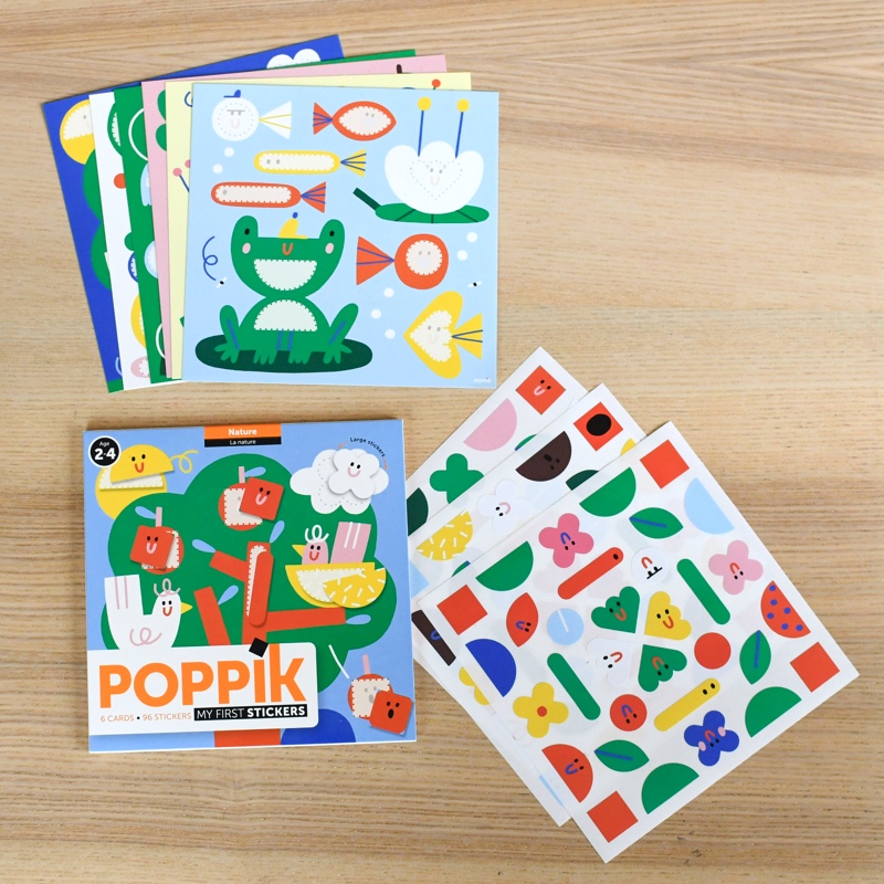 Poppik kaardid ja kleepsud “Loodus” Mänguasjad - HellyK - Kvaliteetsed lasteriided, villariided, barefoot jalatsid