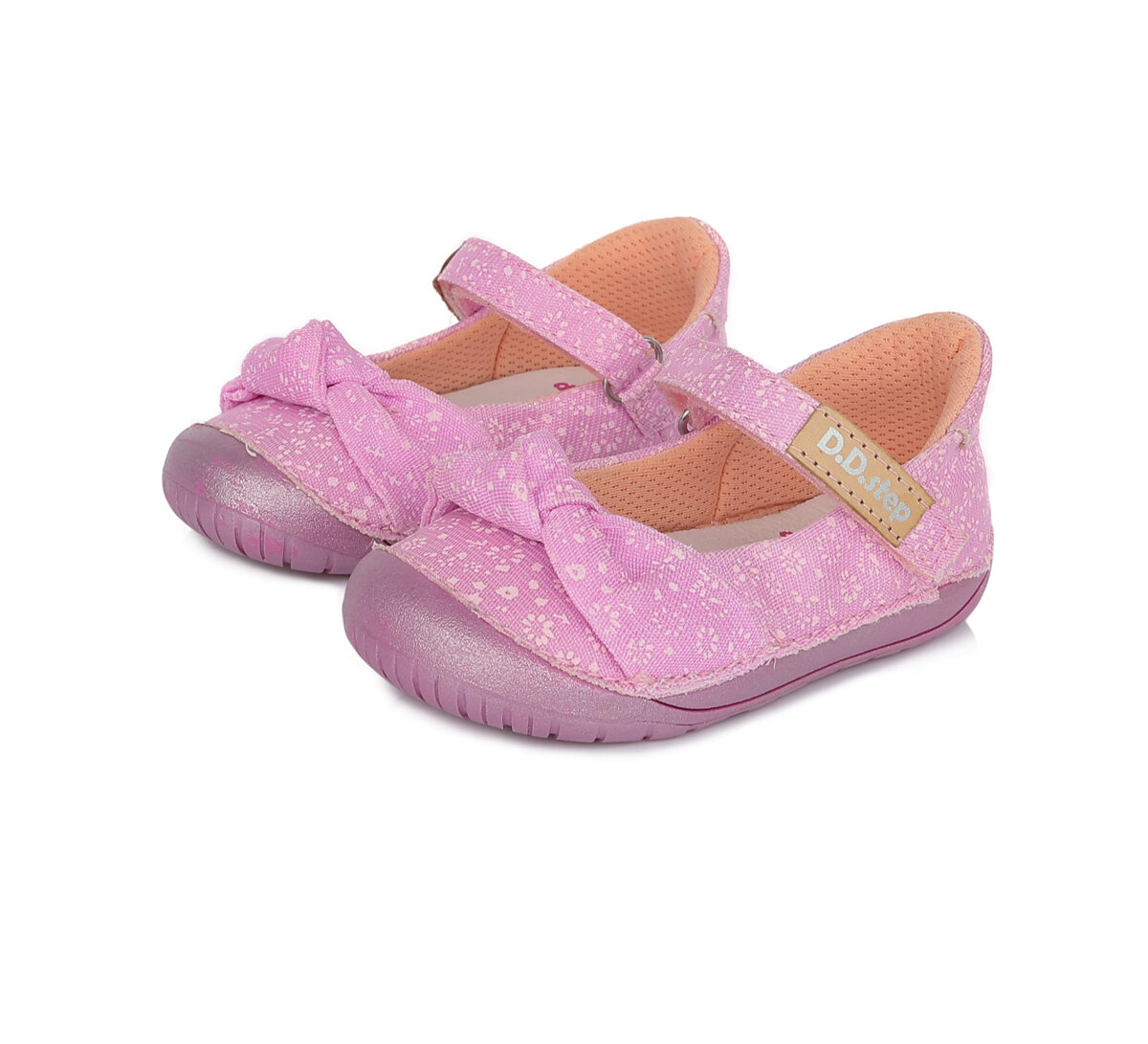D.D.Step barefoot kingad, Daisy Pink 070 D.D.Step - HellyK - Kvaliteetsed lasteriided, villariided, barefoot jalatsid