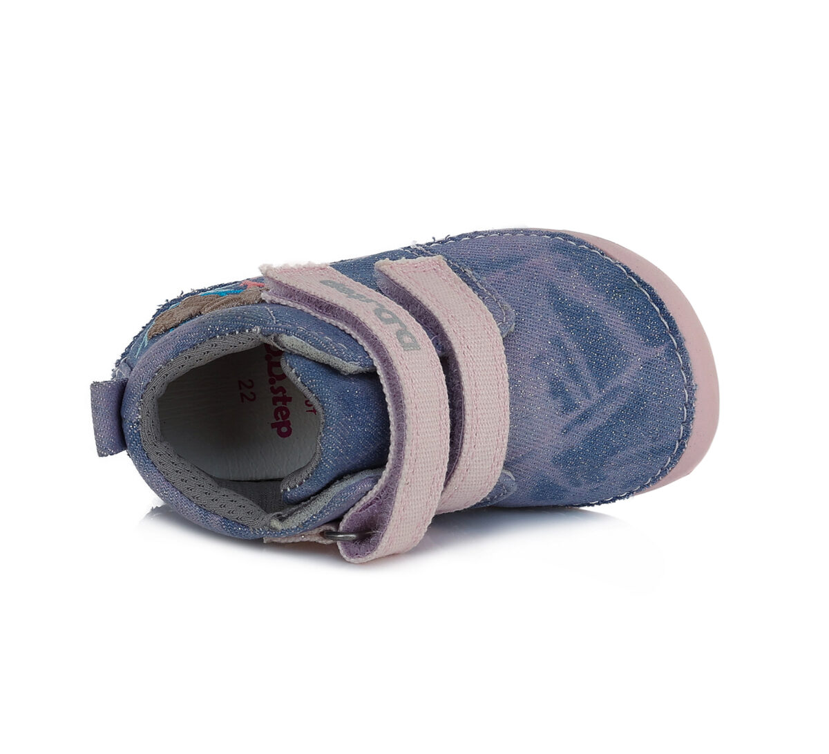D.D.Step tekstiilist barefoot saapad, Lavender 070 D.D.Step - HellyK - Kvaliteetsed lasteriided, villariided, barefoot jalatsid