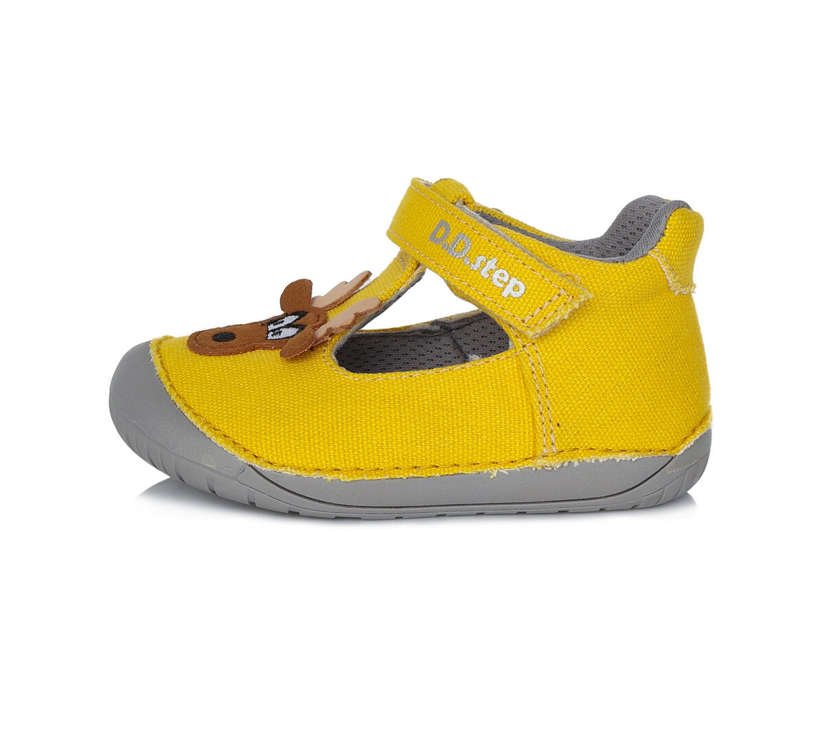 D.D.Step barefoot sandaalid, Yellow 070 D.D.Step - HellyK - Kvaliteetsed lasteriided, villariided, barefoot jalatsid