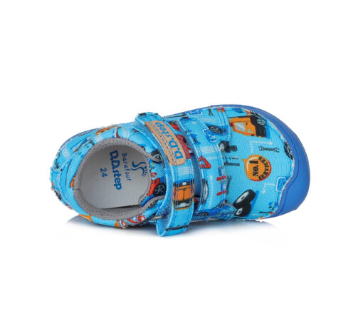 D.D.Step tekstiilist tossud, Sky Blue 073 D.D.Step - HellyK - Kvaliteetsed lasteriided, villariided, barefoot jalatsid