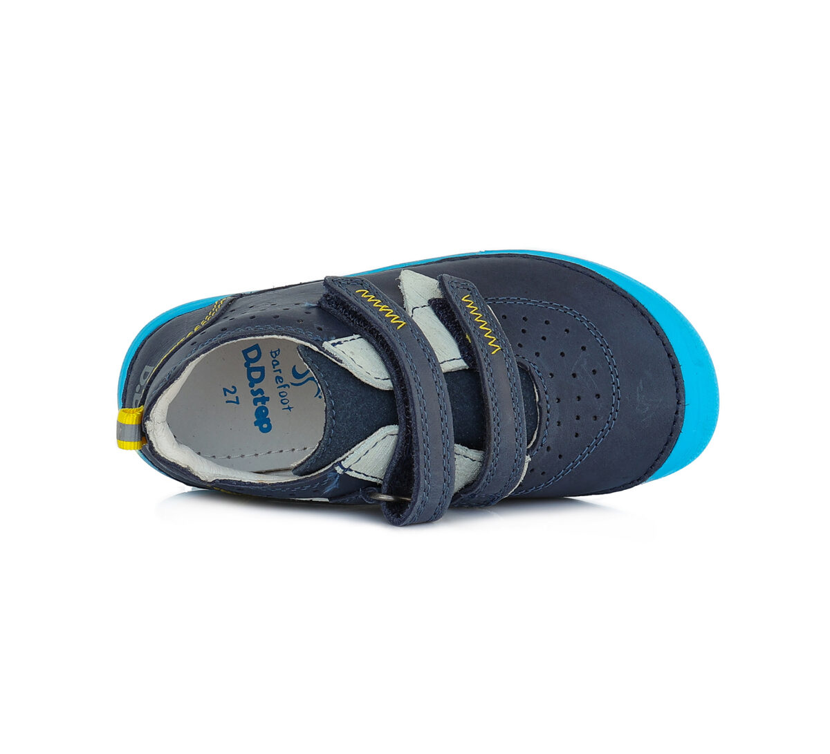D.D.Step nahast tossud, Royal Blue 063 D.D.Step - HellyK - Kvaliteetsed lasteriided, villariided, barefoot jalatsid