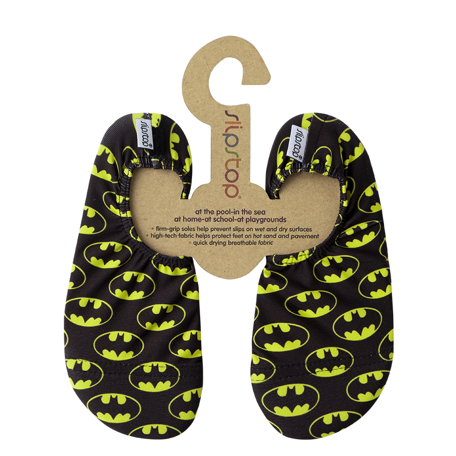 Slipstop sussid, Batman Junior, lastele Basseinisussid lastele - HellyK - Kvaliteetsed lasteriided, villariided, barefoot jalatsid