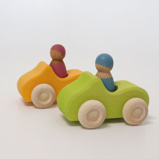 Grimm´s Roheline Auto Grimm´s puidust mänguasjad - HellyK - Kvaliteetsed lasteriided, villariided, barefoot jalatsid
