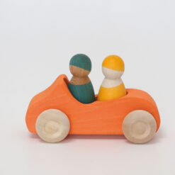 Grimm´s Oranž Auto, suur Grimm's kõristid, autod ja tõmmatavad mänguasjad - HellyK - Kvaliteetsed lasteriided, villariided, barefoot jalatsid