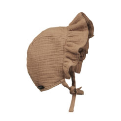Elodie Details Baby Bonnet – Soft Terracotta Beebimütsid - HellyK - Kvaliteetsed lasteriided, villariided, barefoot jalatsid