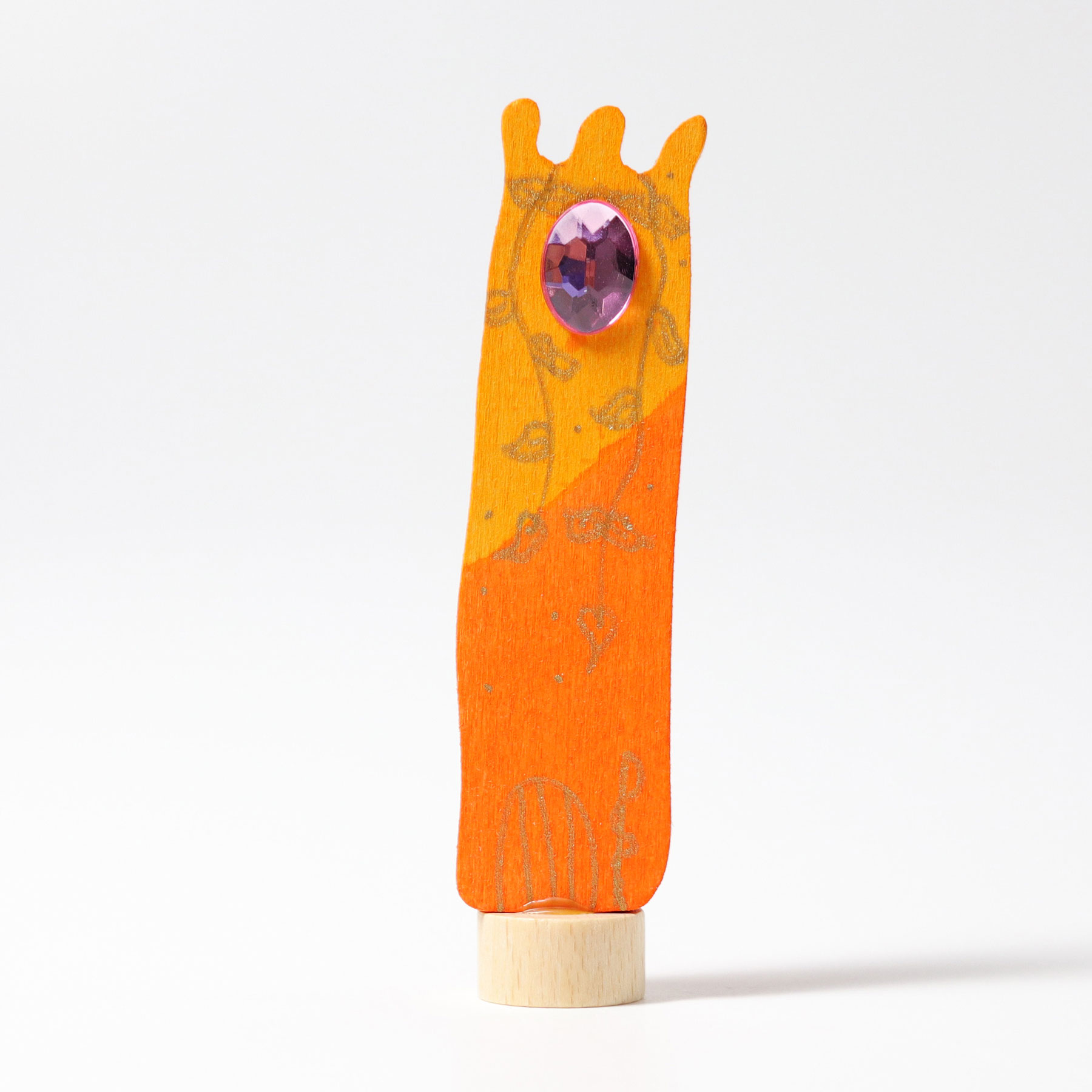 Grimm´s dekoratiivfiguur ” Kollane liblikas “ Grimm's puidust mänguasjad - HellyK - Kvaliteetsed lasteriided, villariided, barefoot jalatsid