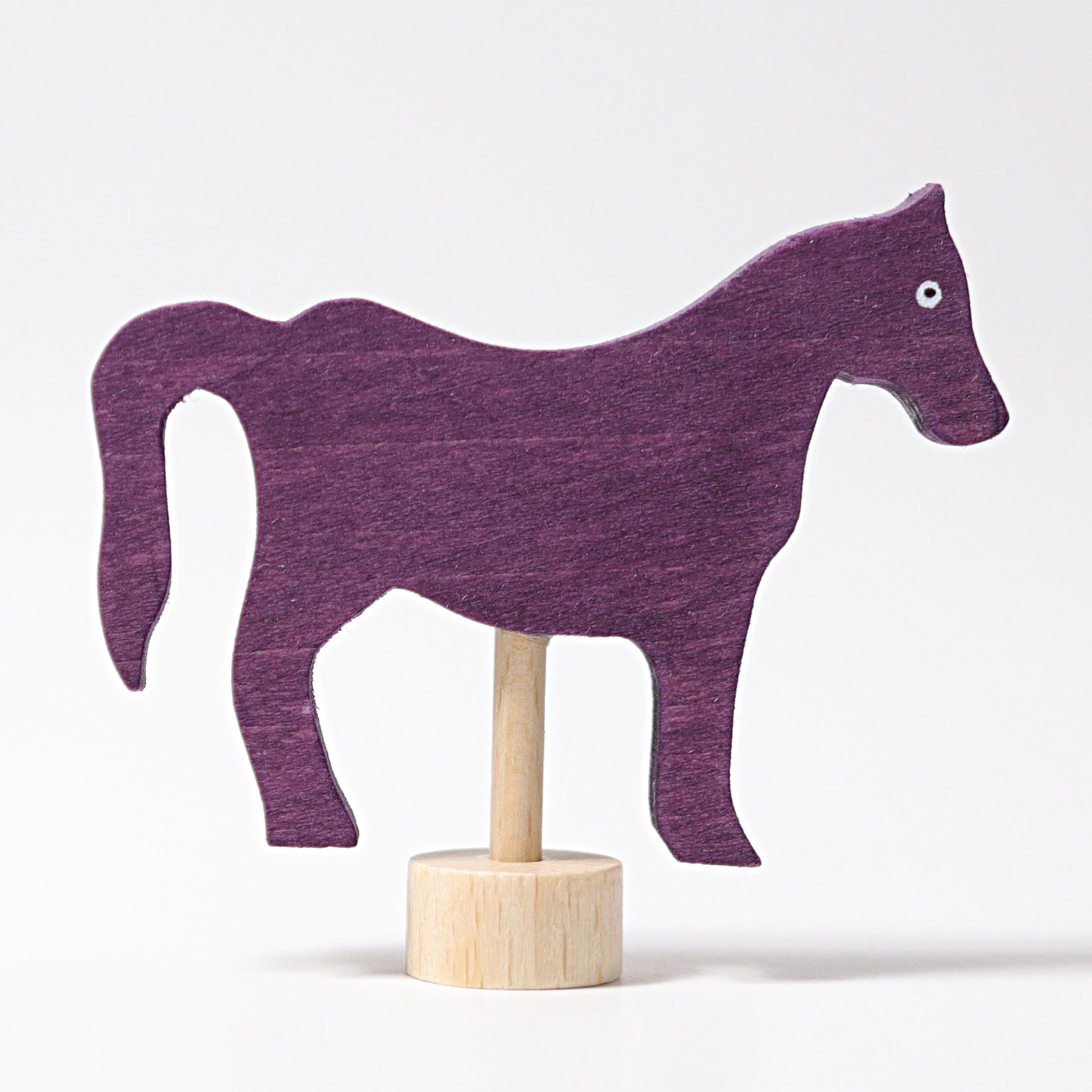 Grimm´s dekoratiivfiguur “Punane hobune” Grimm's puidust mänguasjad - HellyK - Kvaliteetsed lasteriided, villariided, barefoot jalatsid