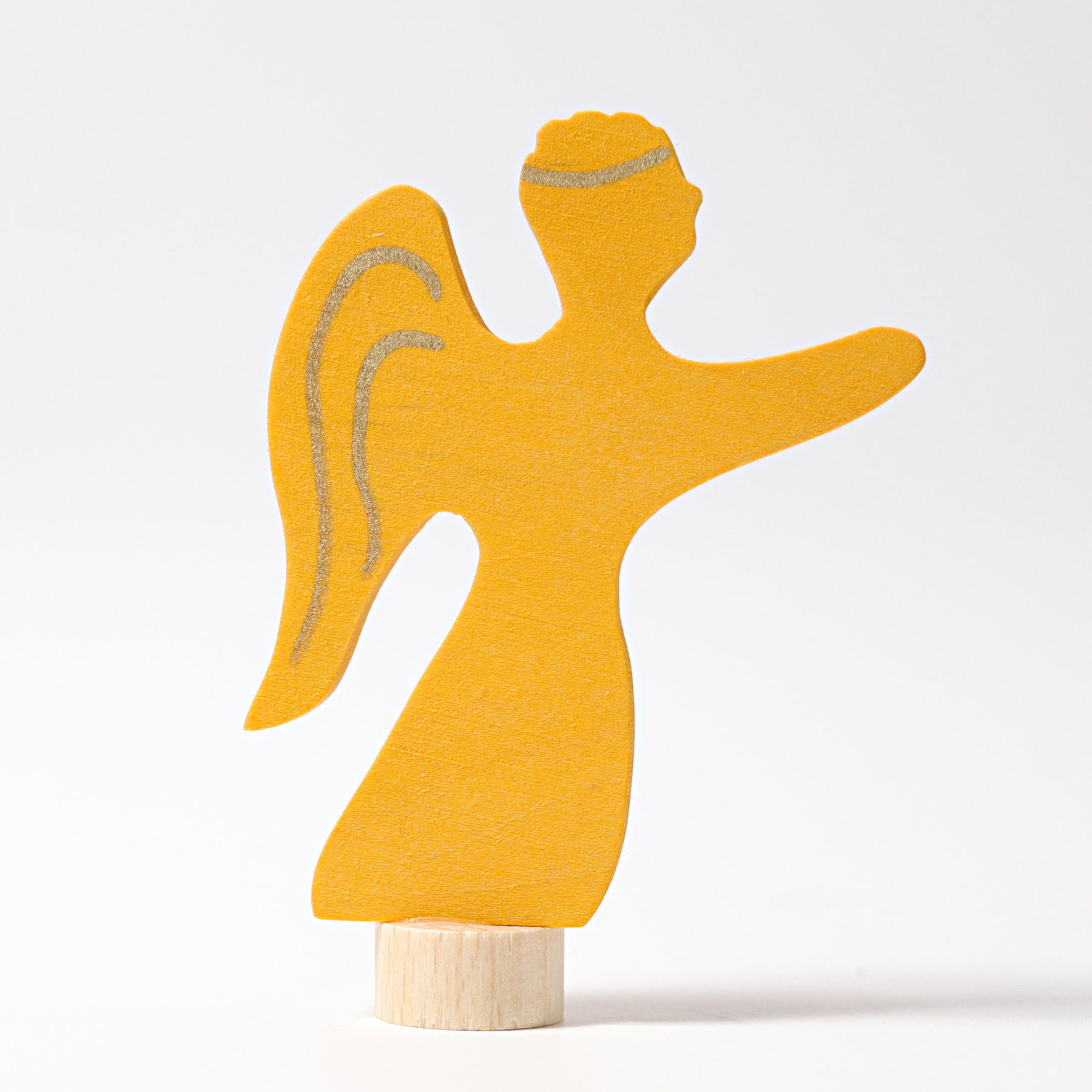 Grimm´s dekoratiivfiguur “Ingel” Grimm's puidust mänguasjad - HellyK - Kvaliteetsed lasteriided, villariided, barefoot jalatsid