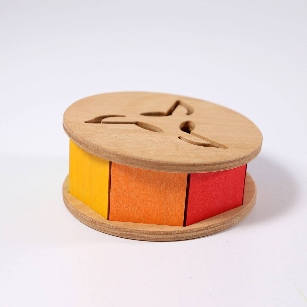 Grimm´s kõristi “Heli- ja Värviratas” Beebimänguasjad - HellyK - Kvaliteetsed lasteriided, villariided, barefoot jalatsid