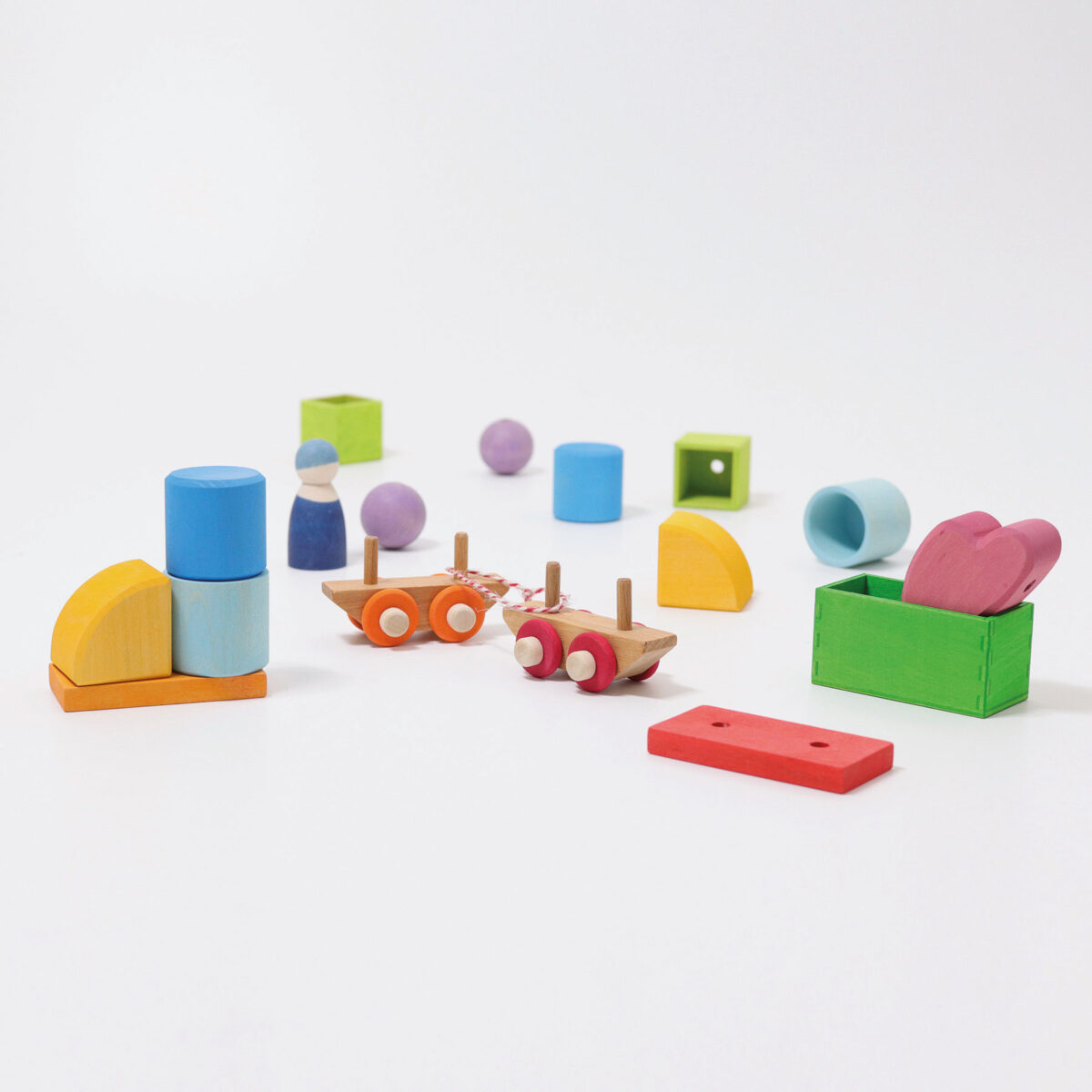 Grimm´s ehituskomplekt ” Puidust rong” Grimm's puidust mänguasjad - HellyK - Kvaliteetsed lasteriided, villariided, barefoot jalatsid