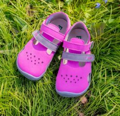 Fare Bare sandaalid, Roosa, 28-32 Laste barefoot jalatsid - HellyK - Kvaliteetsed lasteriided, villariided, barefoot jalatsid