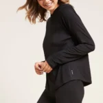 Women_s-Long-Sleeve-hooded-T-Shirt-Black—front-2 (1)