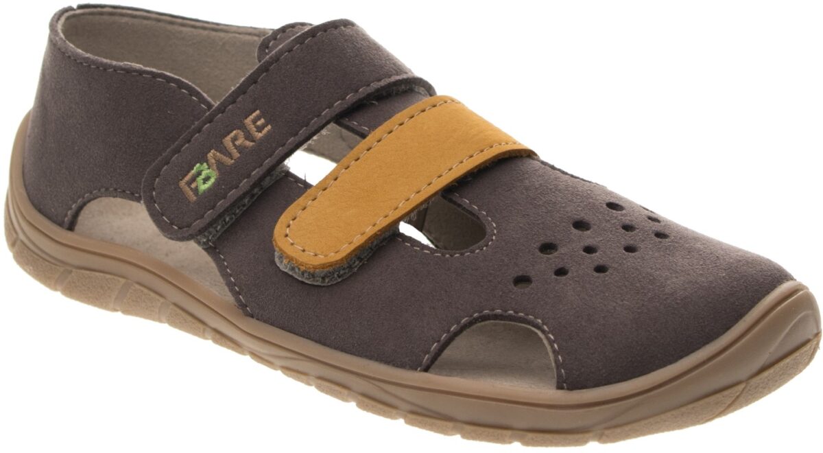 Fare Bare sandaalid, pruun, 28-32 Laste barefoot jalatsid - HellyK - Kvaliteetsed lasteriided, villariided, barefoot jalatsid