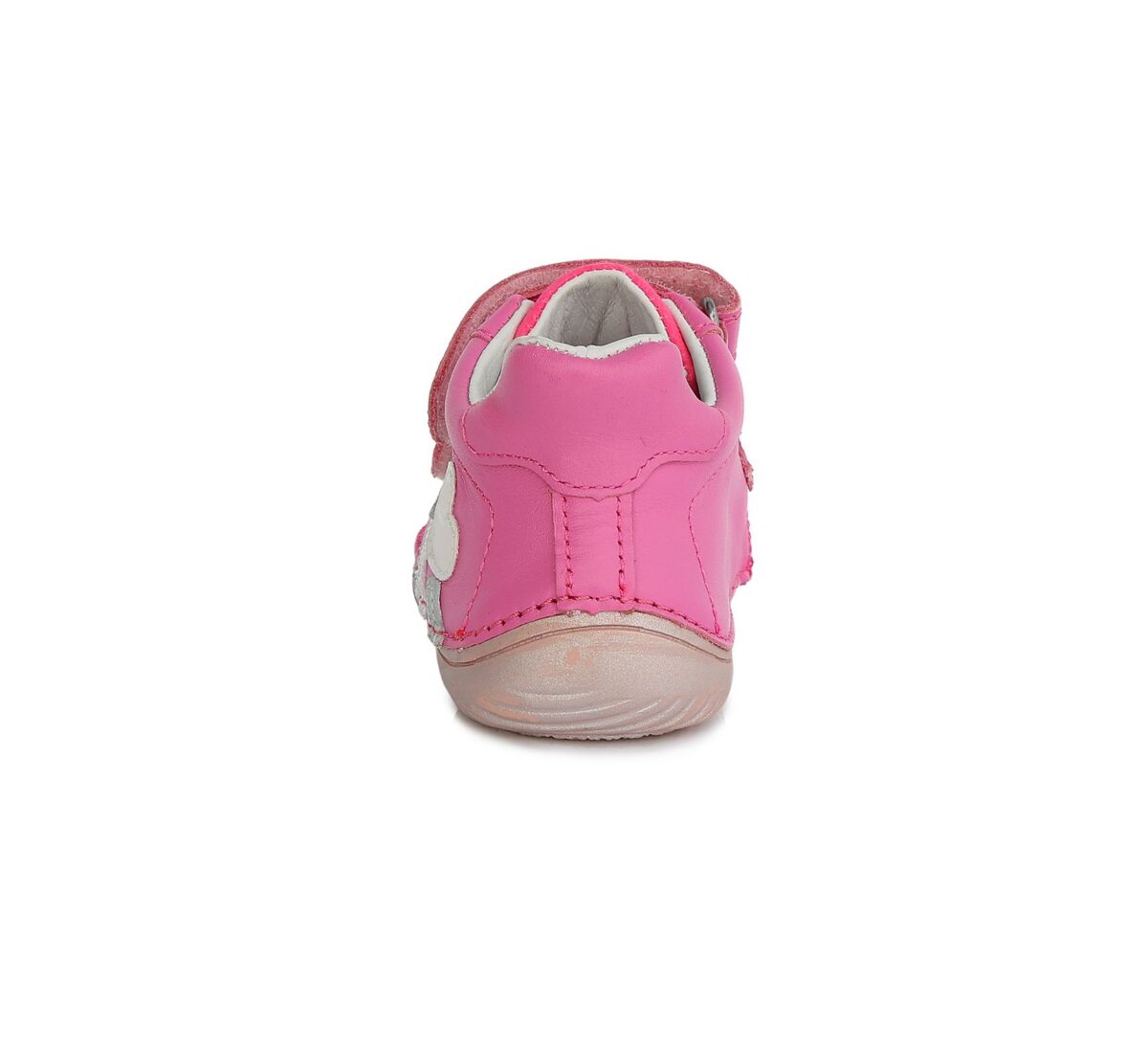 D.D.Step nahast tossud, Dark Pink- Süda 073 D.D.Step - HellyK - Kvaliteetsed lasteriided, villariided, barefoot jalatsid
