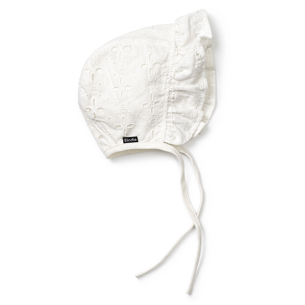 Elodie Details Baby Bonnet – Embroidery Anglaise Beebimütsid - HellyK - Kvaliteetsed lasteriided, villariided, barefoot jalatsid