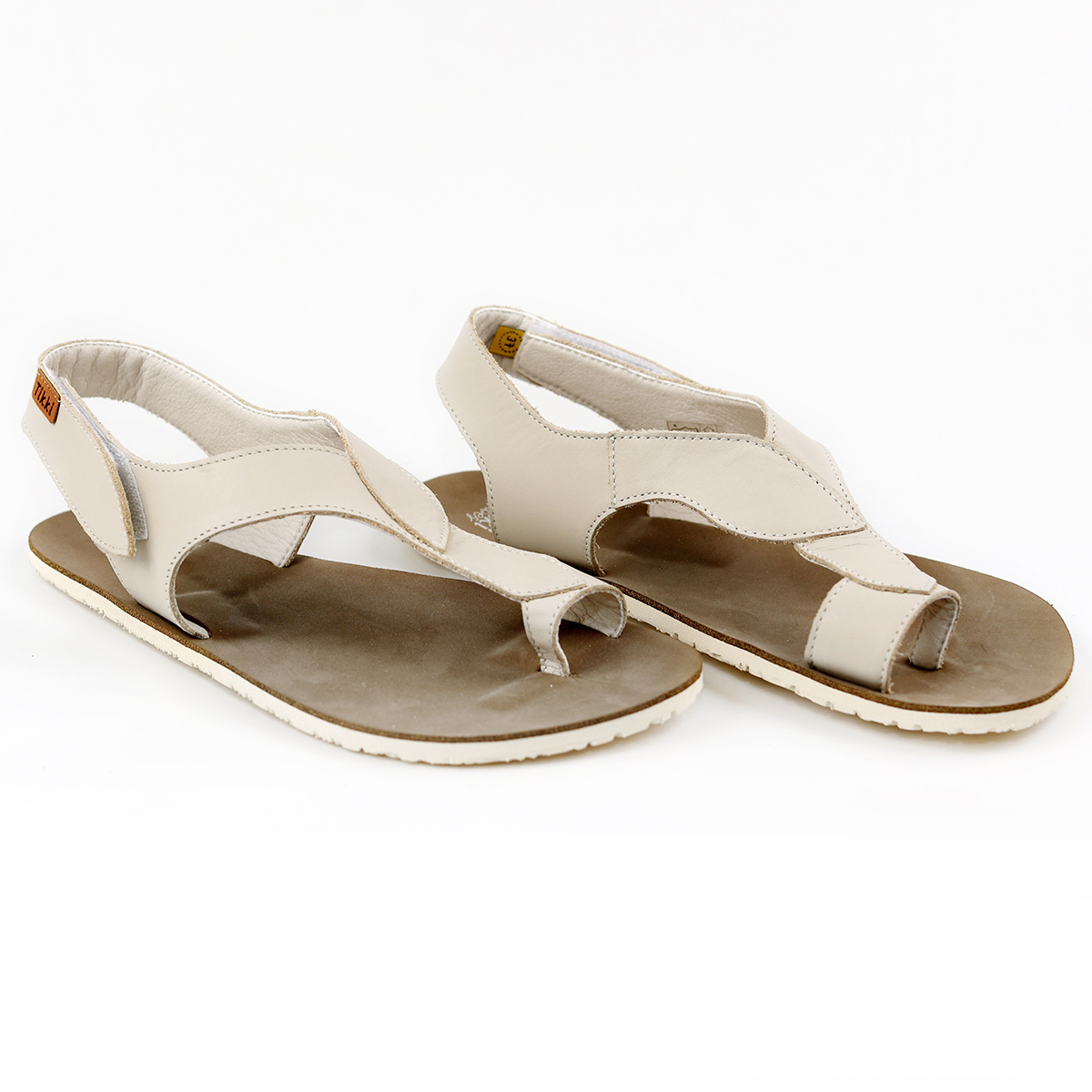 Tikki Soul nahast sandaalid, Macchiato Sisejalats/suvi - HellyK - Kvaliteetsed lasteriided, villariided, barefoot jalatsid