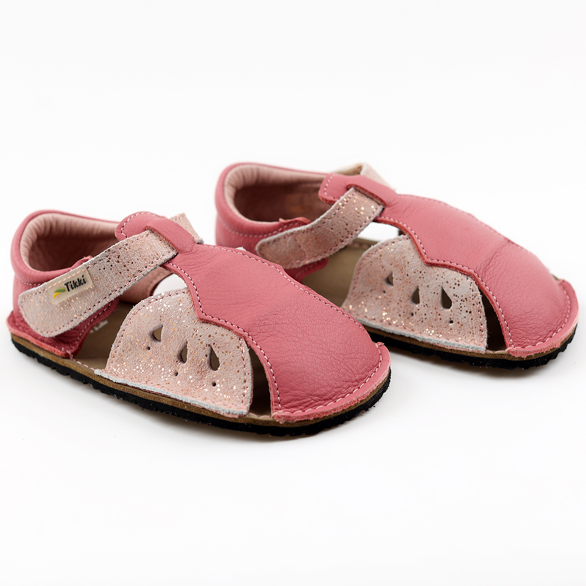 Tikki Mariposa Leather sandaalid, Lollipop Laste barefoot jalatsid - HellyK - Kvaliteetsed lasteriided, villariided, barefoot jalatsid