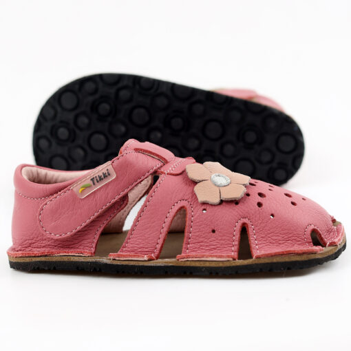 Tikki Aranya Leather sandaalid, Blush Laste barefoot jalatsid - HellyK - Kvaliteetsed lasteriided, villariided, barefoot jalatsid