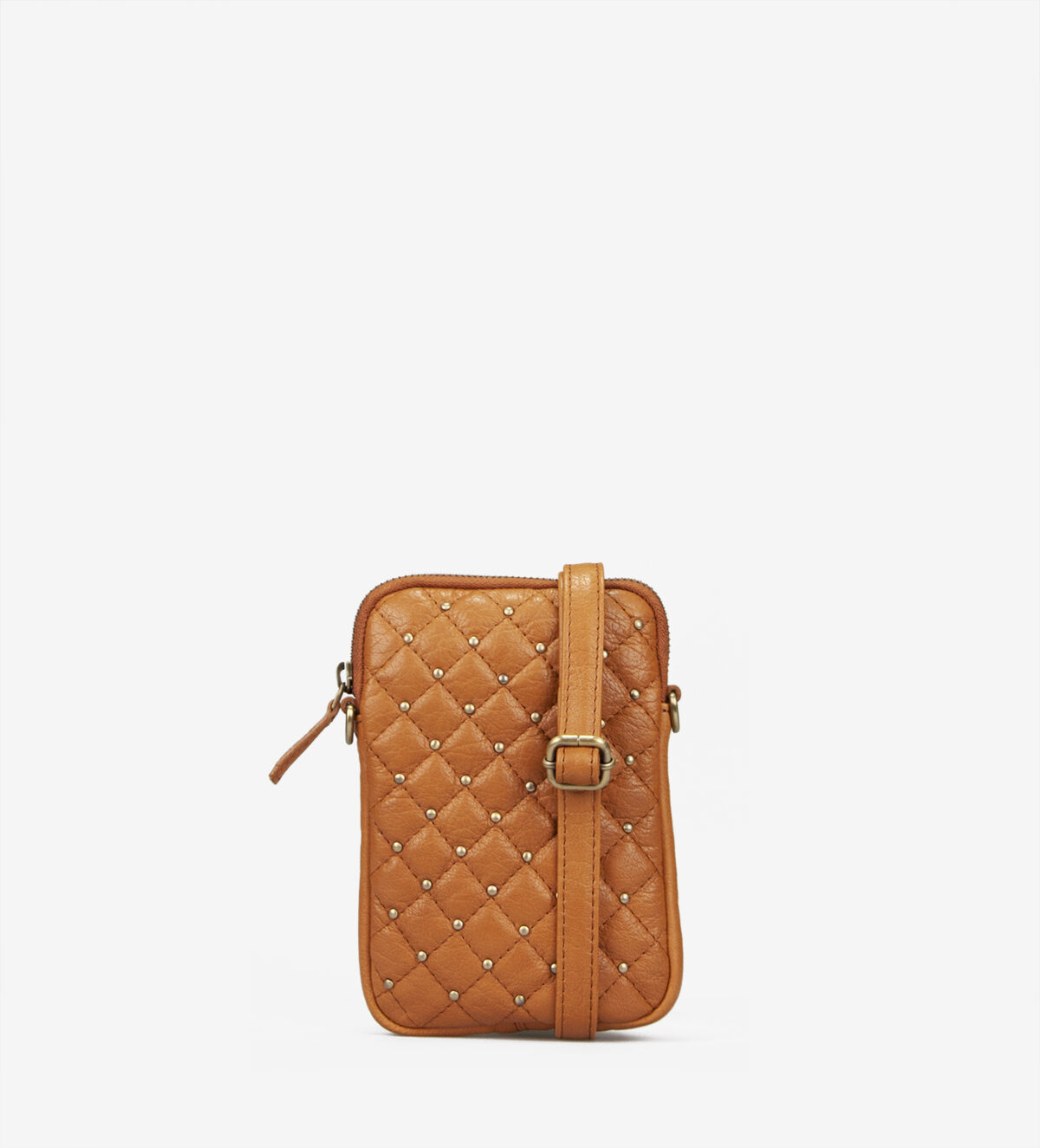 Treats nahast väike crossbody-mobiilikott Krystle Natty Cognac Kotid ja rahakotid - HellyK - Kvaliteetsed lasteriided, villariided, barefoot jalatsid