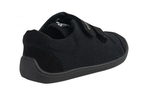 3F Bar3foot tekstiilist tossud- Must Laste barefoot jalatsid - HellyK - Kvaliteetsed lasteriided, villariided, barefoot jalatsid