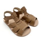 Ok Bare Miami sandaalid, Valge+ Lilled (G) Laste barefoot jalatsid - HellyK - Kvaliteetsed lasteriided, villariided, barefoot jalatsid
