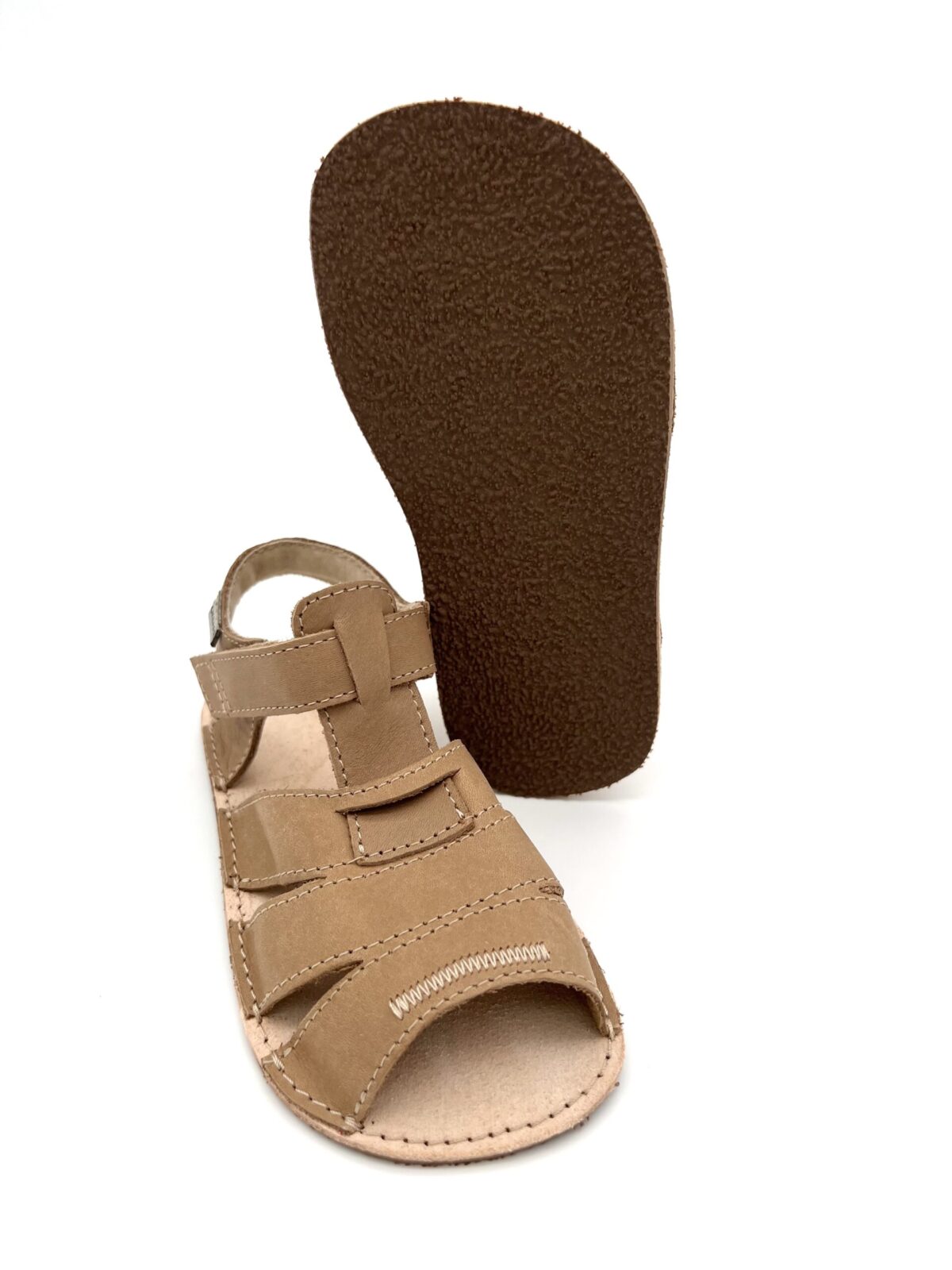 Ok Bare Miami sandaalid, Beež (G) Laste barefoot jalatsid - HellyK - Kvaliteetsed lasteriided, villariided, barefoot jalatsid