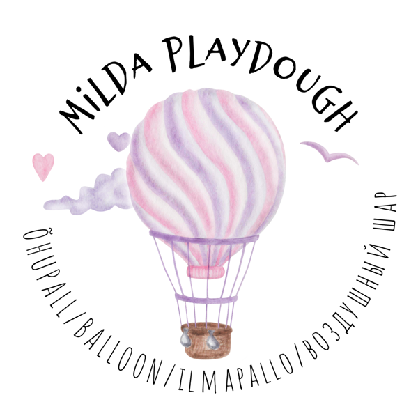 Milda Playdough 100% naturaalne voolimismass Õhupall, 150g. Mänguasjad - HellyK - Kvaliteetsed lasteriided, villariided, barefoot jalatsid