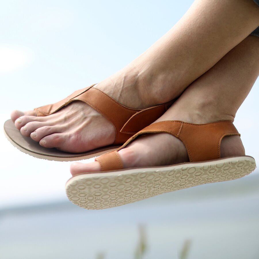 Tikki Soul nahast sandaalid, Cocoa Sisejalats/suvi - HellyK - Kvaliteetsed lasteriided, villariided, barefoot jalatsid