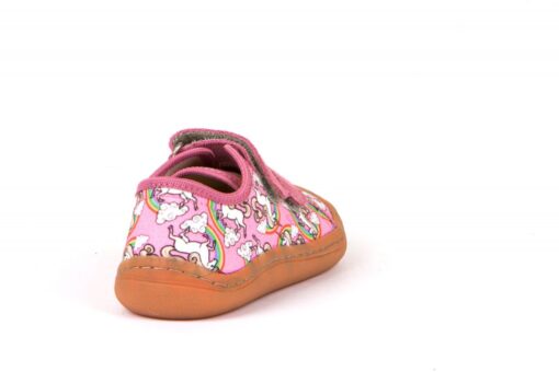 Froddo tennised, Pink- Ükssarvik Laste barefoot jalatsid - HellyK - Kvaliteetsed lasteriided, villariided, barefoot jalatsid