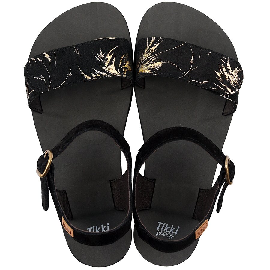 Tikki Vibe nahast sandaalid, Liquid Gold Sisejalats/suvi - HellyK - Kvaliteetsed lasteriided, villariided, barefoot jalatsid