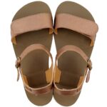 Tikki Vibe nahast sandaalid, Cognac Sisejalats/suvi - HellyK - Kvaliteetsed lasteriided, villariided, barefoot jalatsid
