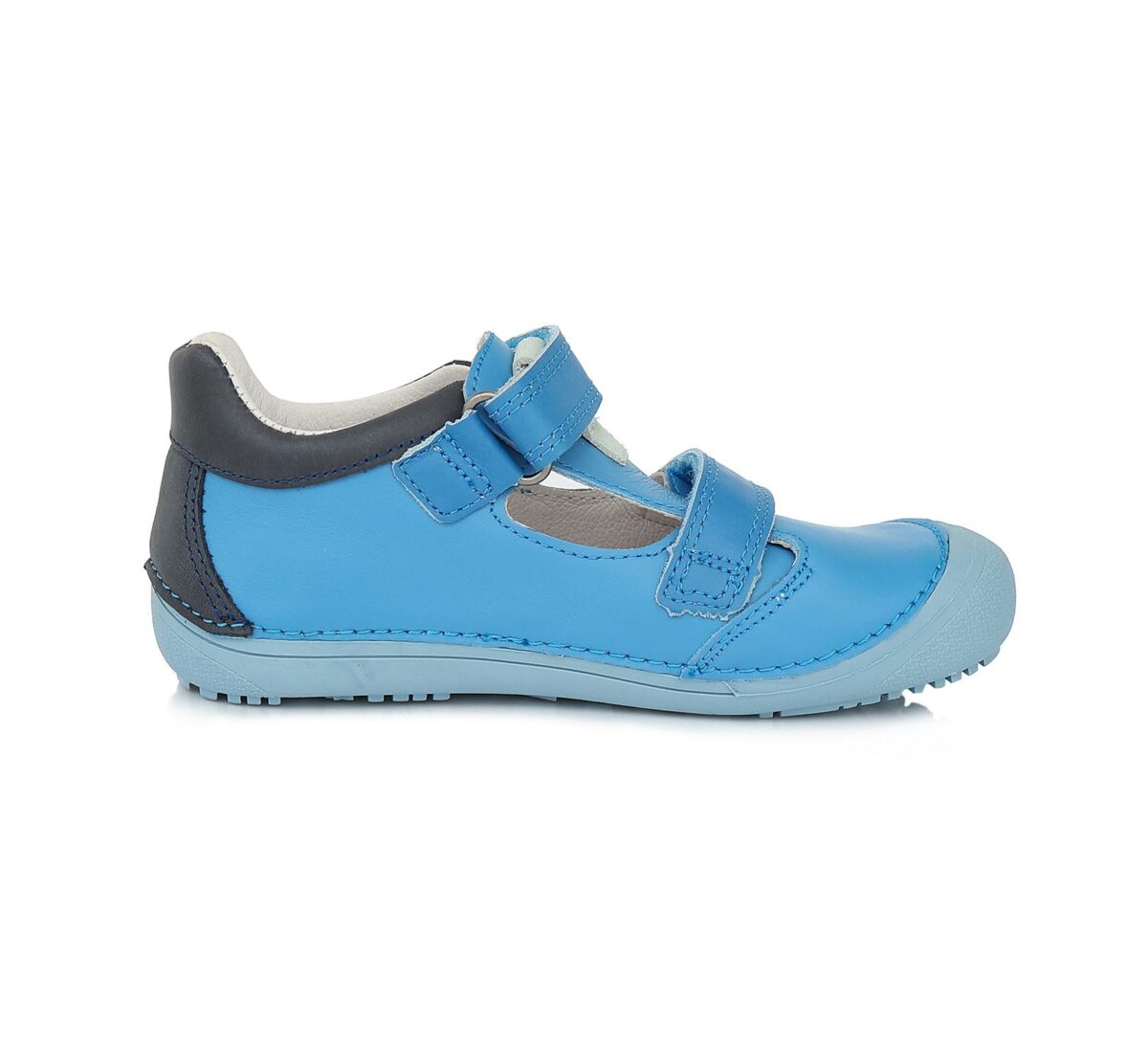 D.D.Step nahast sandaalid, Sky Blue D.D.Step - HellyK - Kvaliteetsed lasteriided, villariided, barefoot jalatsid