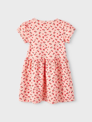 Name It FAMINA kleit, orgaanilisest puuvillast- Peach Pearl Kleidid/seelikud - HellyK - Kvaliteetsed lasteriided, villariided, barefoot jalatsid
