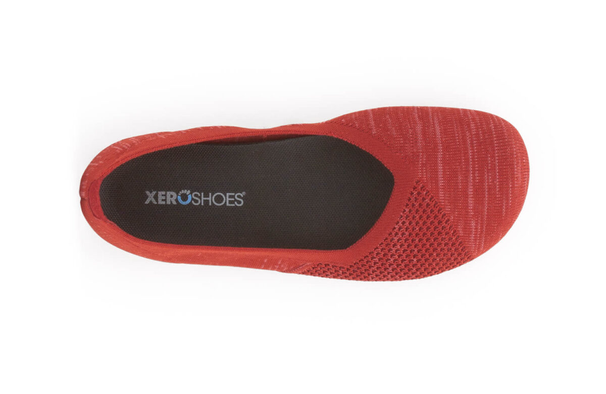 Xero Phoenix Knit- Red Sisejalats/suvi - HellyK - Kvaliteetsed lasteriided, villariided, barefoot jalatsid