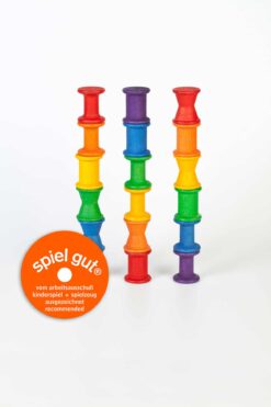 Grapat 18 Spools Grapat puidust mänguasjad - HellyK - Kvaliteetsed lasteriided, villariided, barefoot jalatsid