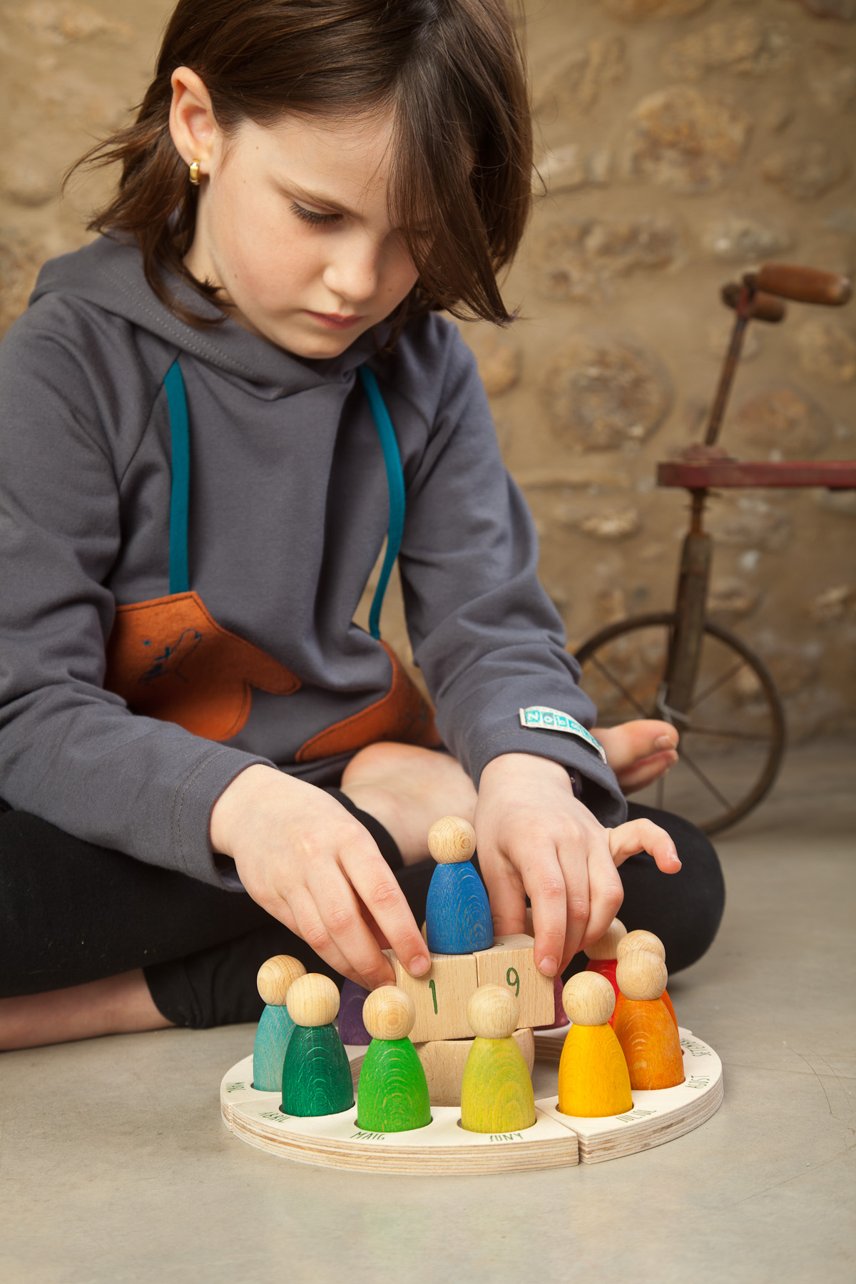 Grapat Püsikalender Grapat puidust mänguasjad - HellyK - Kvaliteetsed lasteriided, villariided, barefoot jalatsid
