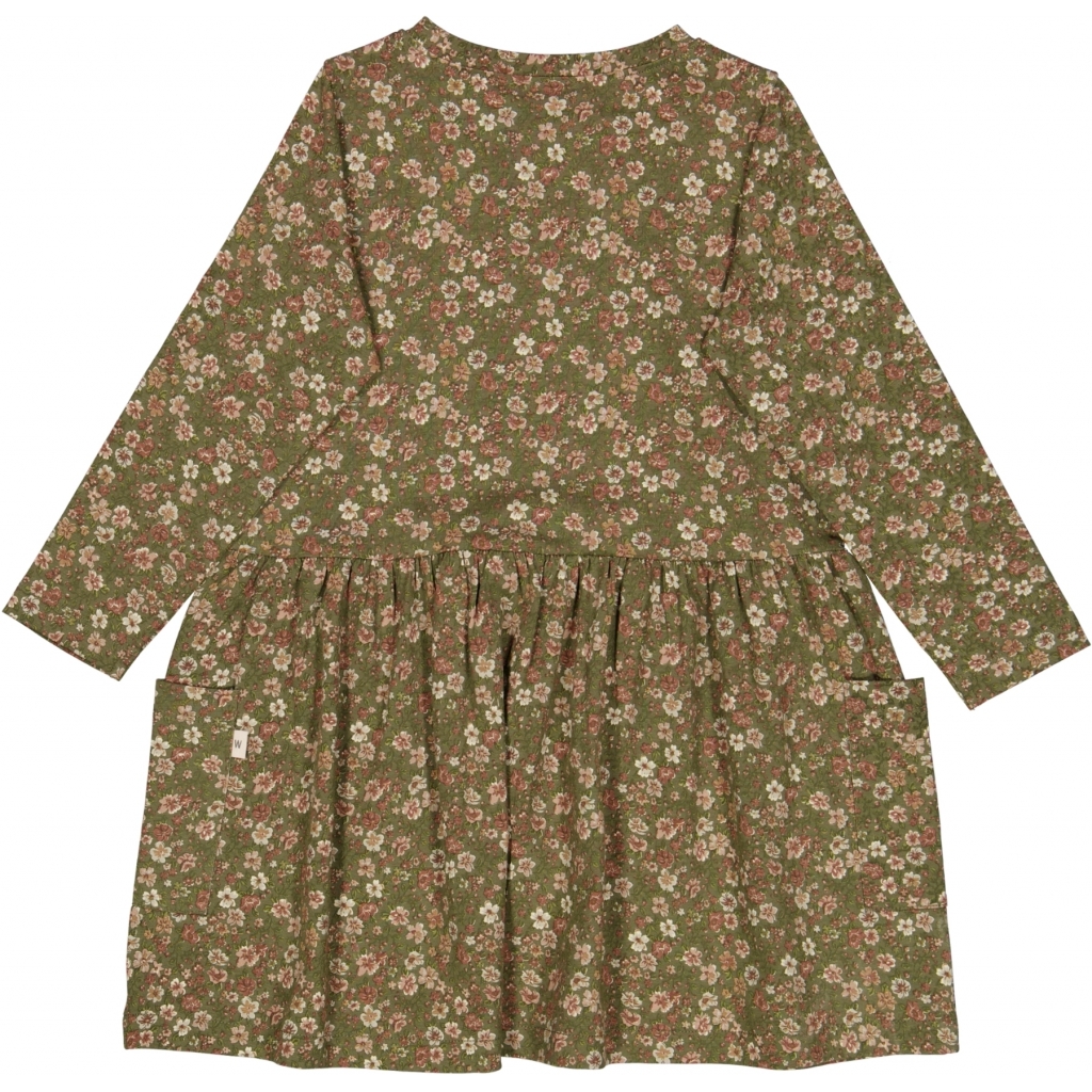 Wheat Bessie kleit, Dry pine flowers Kleidid/seelikud - HellyK - Kvaliteetsed lasteriided, villariided, barefoot jalatsid