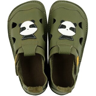 Tikki Nido nahast barefoot sandaalid Panda Laste barefoot jalatsid - HellyK - Kvaliteetsed lasteriided, villariided, barefoot jalatsid