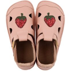 Tikki Nido nahast barefoot sandaalid Stawberry- erinevad suurused karbis!! Parem on s. 26 ja vasak s.27! Outlet - HellyK - Kvaliteetsed lasteriided, villariided, barefoot jalatsid