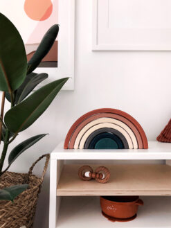 SABO concept puidust vikerkaar, Terracotta Mänguasjad - HellyK - Kvaliteetsed lasteriided, villariided, barefoot jalatsid