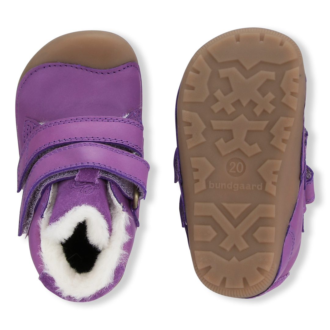 Bundgaard Petit Mid Winter, Purple Laste barefoot jalatsid - HellyK - Kvaliteetsed lasteriided, villariided, barefoot jalatsid