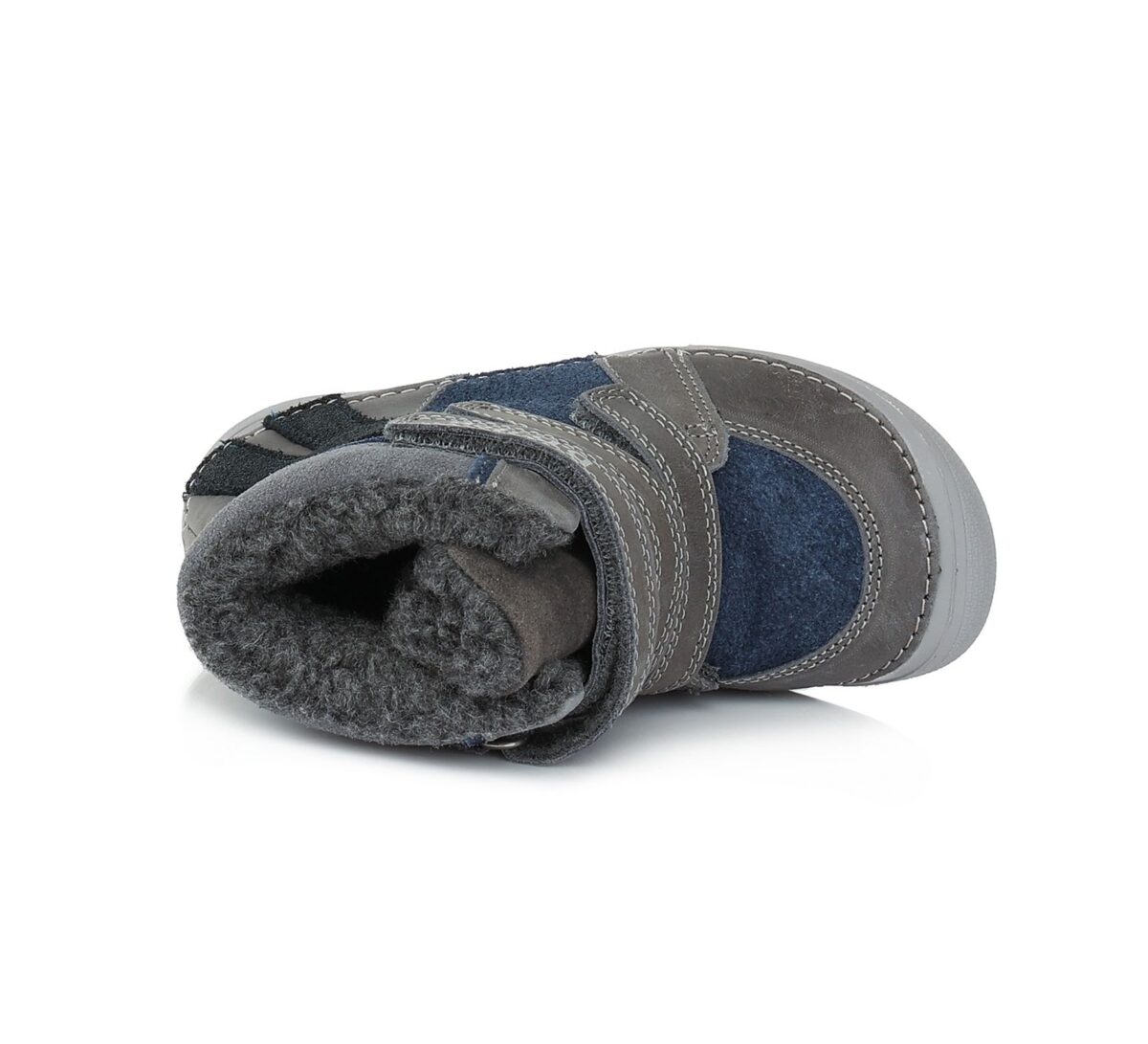 D.D.Step villavoodriga barefoot talvesaapad, Dark Grey 063 D.D.Step - HellyK - Kvaliteetsed lasteriided, villariided, barefoot jalatsid