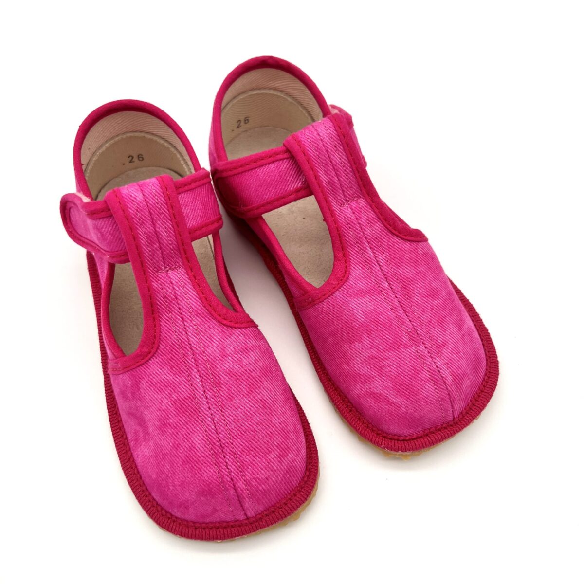 Beda Boty sisejalats SLIM, Pink Batika Beda Boty valik - HellyK - Kvaliteetsed lasteriided, villariided, barefoot jalatsid