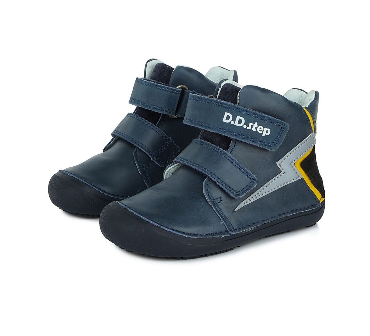D.D.Step nahast k/s saapad Royal Blue 063 D.D.Step - HellyK - Kvaliteetsed lasteriided, villariided, barefoot jalatsid