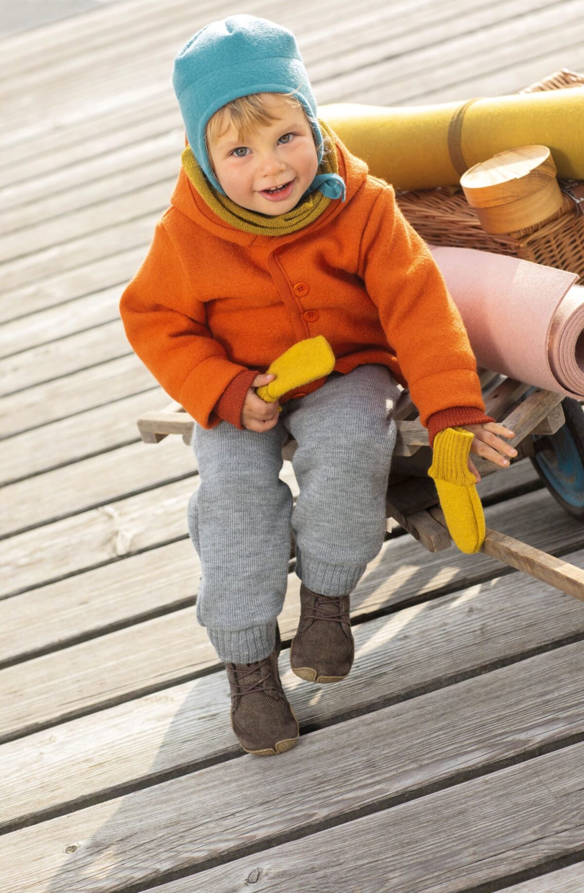 Disana vanutatud meriinovillast jakk, Olive Disana - HellyK - Kvaliteetsed lasteriided, villariided, barefoot jalatsid