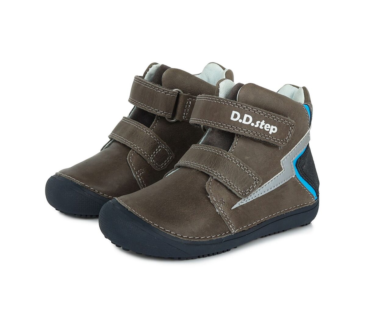 D.D.Step nahast k/s saapad Dark Grey 063 D.D.Step - HellyK - Kvaliteetsed lasteriided, villariided, barefoot jalatsid