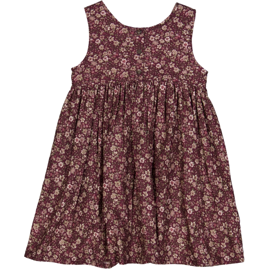 Wheat Pinafore Wrinkles kleit, Mulberry flowers Kleidid/seelikud - HellyK - Kvaliteetsed lasteriided, villariided, barefoot jalatsid