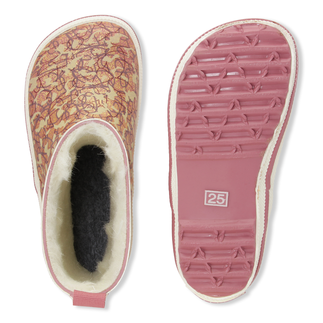 Bundgaard Classic Rubber Boot Winter, Rose Mili Laste barefoot jalatsid - HellyK - Kvaliteetsed lasteriided, villariided, barefoot jalatsid