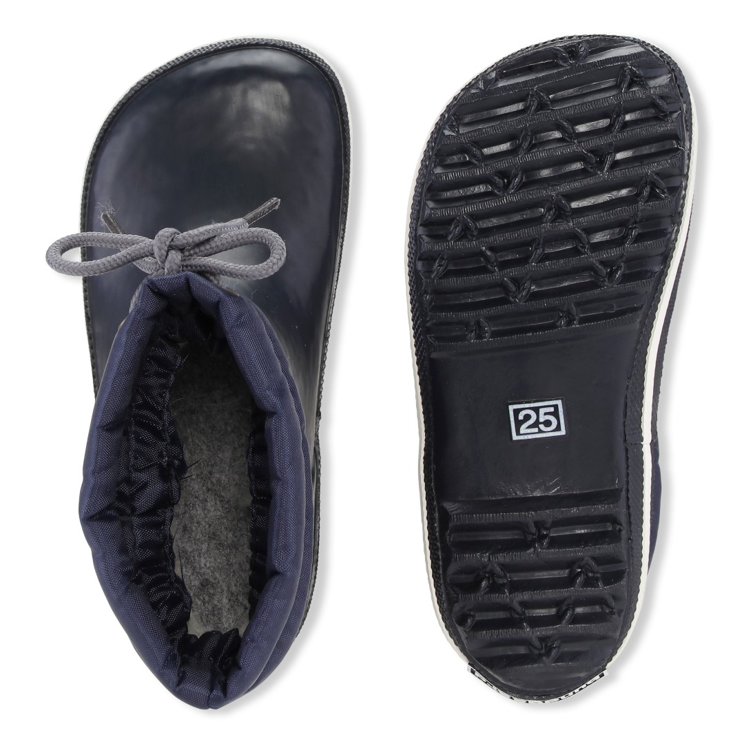 Bundgaard Cirro Low Warm sooja voodriga kummikud, Navy Laste barefoot jalatsid - HellyK - Kvaliteetsed lasteriided, villariided, barefoot jalatsid